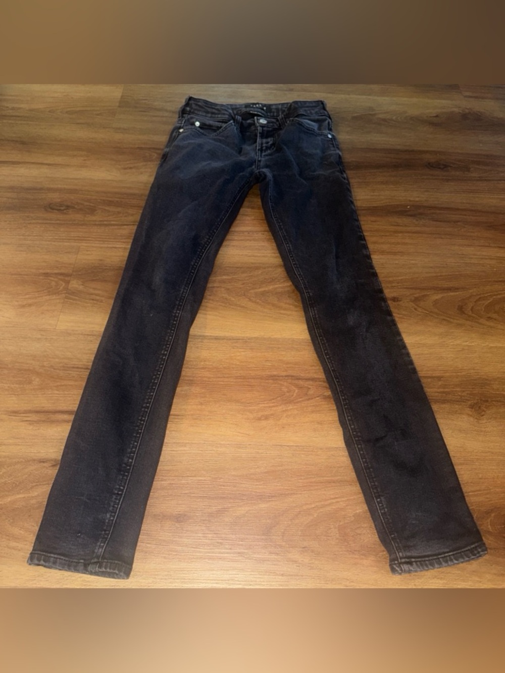 (28 x 30) Mens PacSun Jeans Black Skinniest Fit Active Stretch Denim